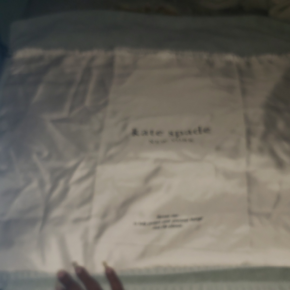 kate spade Cream and Black Dustbag